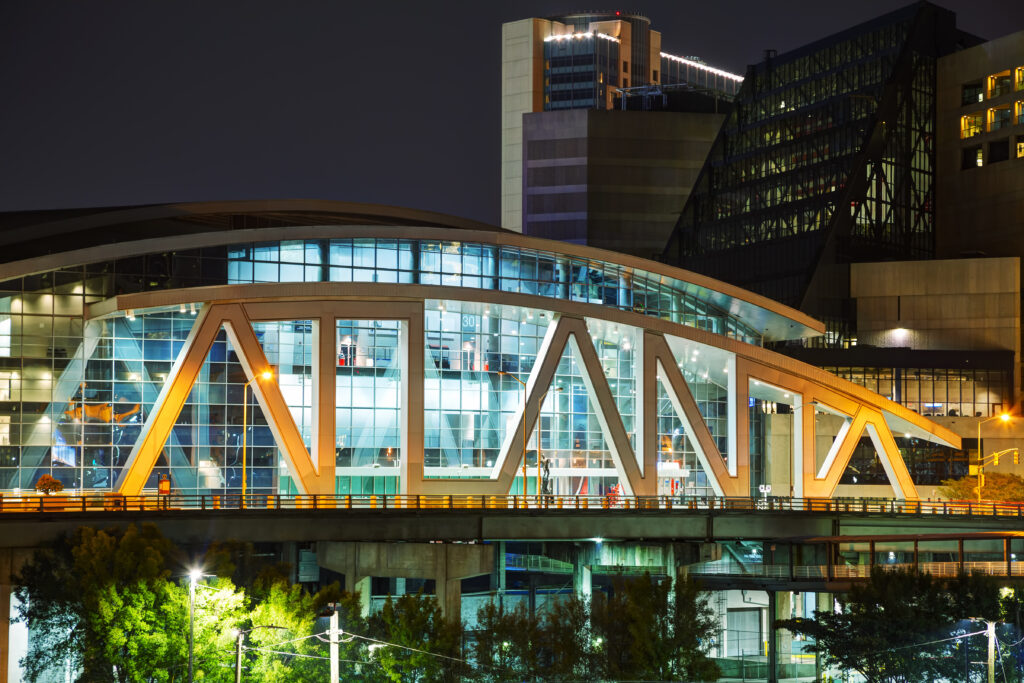 Philips Arena and CNN Center in Atlanta, GA